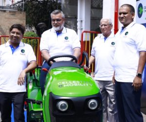 cellestial new electric tractor with battery swap launched -enrightpr